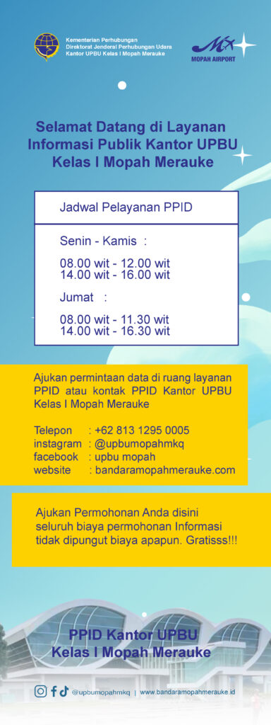 Layanan Informasi x banner jadwal layanan